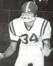 1966 varsity football player Clyde Peacock 